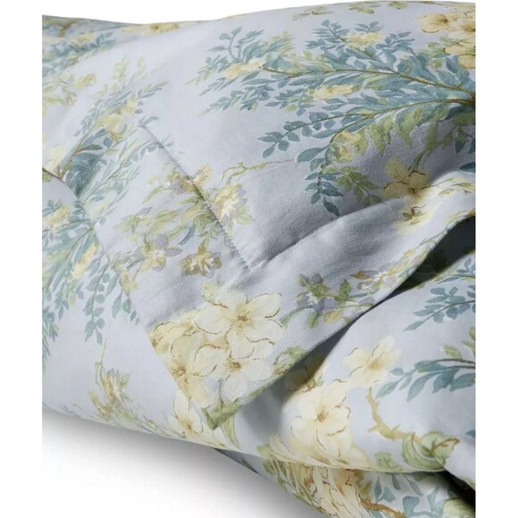 LAUREN RALPH LAUREN Sadie Floral 3-Pc. Comforter Set King $385 Cotton Blue READ - Picture 3 of 7